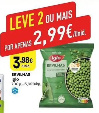 Intermarché ERVILHAS Iglo promoção