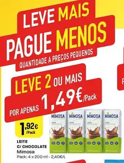 Intermarché Leite c/ chocolate Mimosa promoção