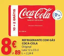 E.Leclerc Refrigerante com gás coca-cola promoção