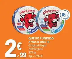 E.Leclerc Queijo fundido a vaca que ri promoção