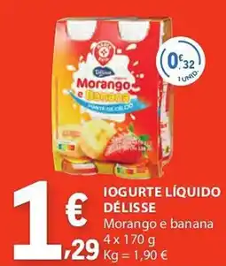 E.Leclerc Iogurte líquido délisse promoção