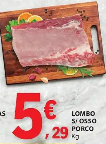 E.Leclerc Lombo s/ osso porco promoção