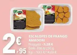 E.Leclerc Escalopes de frango amadori promoção