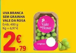 E.Leclerc Uva branca sem grainha vale da rosa promoção