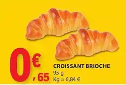 E.Leclerc Croissant brioche promoção