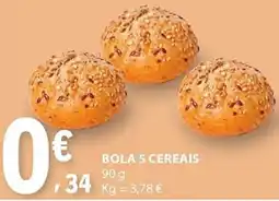 E.Leclerc Bola 5 cereais promoção