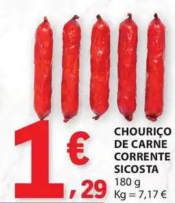 E.Leclerc Chouriço de carne corrente sicosta promoção