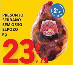 E.Leclerc Presunto serrano sem osso elpozo promoção
