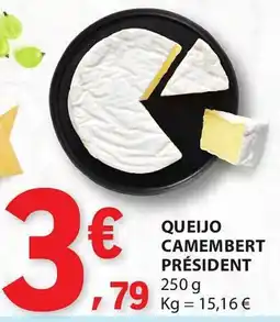 E.Leclerc Queijo camembert président promoção