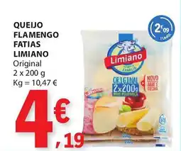 E.Leclerc Queijo flamengo fatias limiano promoção