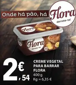 E.Leclerc Creme vegetal para barrar flora promoção
