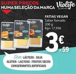 E.Leclerc Fatias vegan sabor fumado promoção