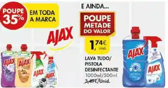 Pingo Doce Lava Tudo/Pistola Desinfectante 1000ml/500ml promoção