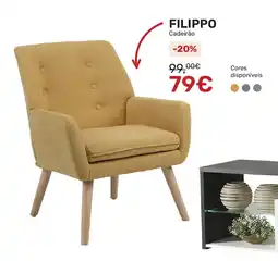 Homy Casa FILIPPO Cadeirão promoção