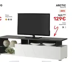 Homy Casa ARCTIC Móvel TV promoção