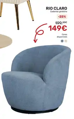 Homy Casa RIO CLARO Cadeirão giratório promoção
