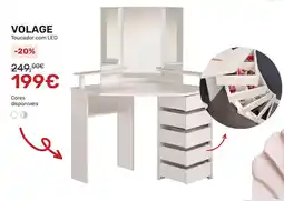 Homy Casa VOLAGE Toucador com LED promoção