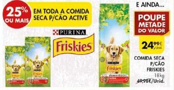 Pingo Doce Comida Seca P/Cão Friskies 18kg promoção