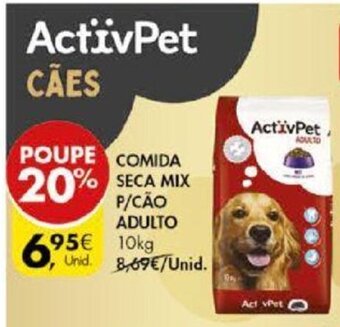 Pingo Doce Comida Seca Mix P/Cão Adulto 10kg promoção