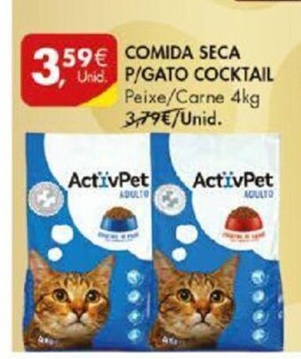 Comida Seca P/Gato Cocktail 4kg