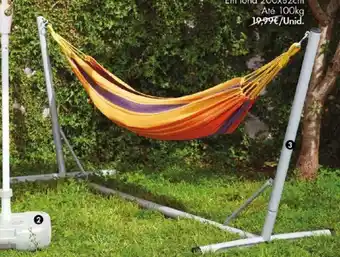 Pingo Doce Suporte Desdobrável P/Cama de Rede 45x3mm 310x90x105cm promoção