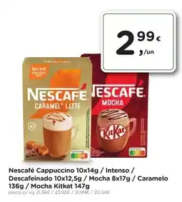 Aqui é fresco Nescafé Cappuccino promoção