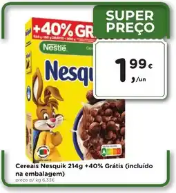Aqui é fresco Cereais Nesquik promoção