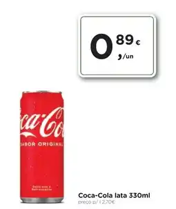 Aqui é fresco Coca-Cola lata promoção