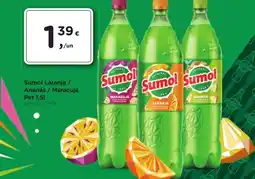 Aqui é fresco Sumol Laranja / Ananás / Maracujá Pet promoção