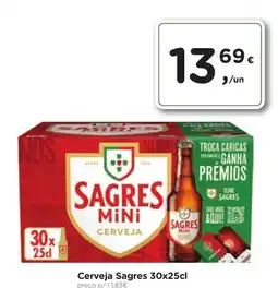Aqui é fresco Cerveja Sagres promoção