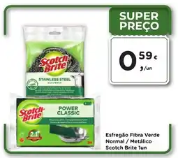 Aqui é fresco Esfregão Fibra Verde Normal / Metálico Scotch Brite lun promoção