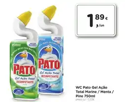 Aqui é fresco WC Pato Gel Ação Total Marine / Menta / Pine promoção