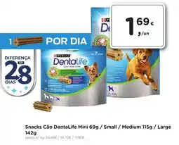 Aqui é fresco Snacks Cão DentaLife promoção