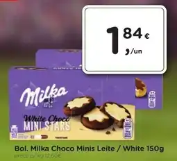 Aqui é fresco Bol. Milka Choco Minis Leite / White promoção