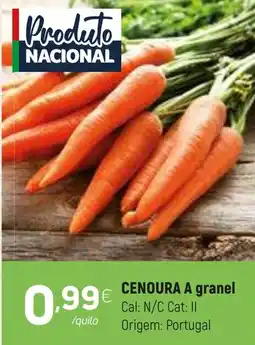 Coviran Cenoura a granel promoção