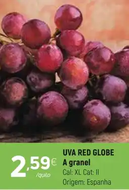 Coviran Uva red globe a granel promoção