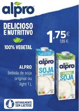 Coviran ALPRO Bebida de soja original ou light promoção