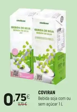 Coviran COVIRAN Bebida soja com ou sem açúcar promoção