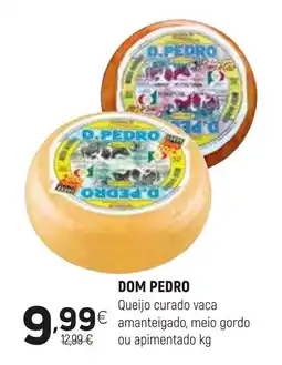 Coviran DOM PEDRO Queijo curado vaca amanteigado, meio gordo ou apimentado promoção