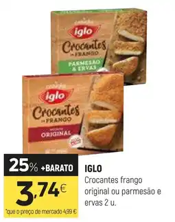 Coviran IGLO Crocantes frango original ou parmesão ervas promoção