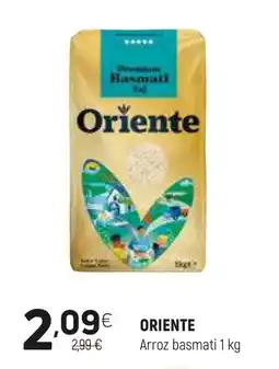 Coviran ORIENTE Arroz basmati promoção