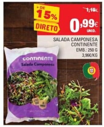 Continente Salada Camponesa Continente 250g promoção