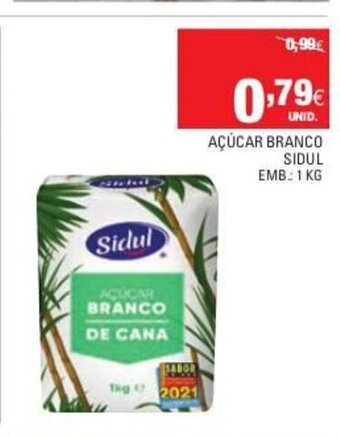 Continente Açúcar Branco Sidul 1kg promoção