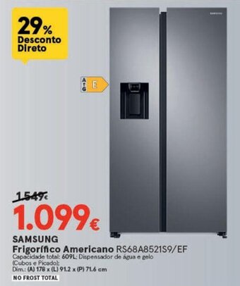 Worten SAMSUNG Frigorífico Americano promoção