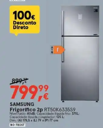 Worten SAMSUNG Frigorífico 2p RT50K6335S9 promoção