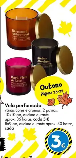 TEDi Vela perfumada promoção