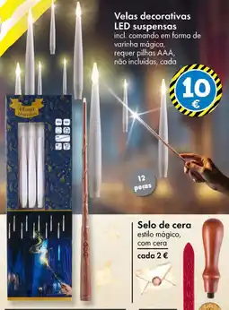 TEDi Velas decorativas LED suspensas promoção