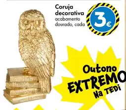 TEDi Coruja decorativa promoção