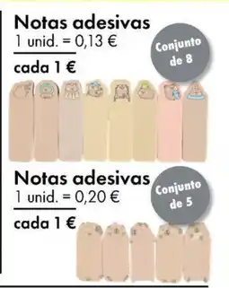 TEDi Notas adesivas Conjunto de 5 promoção