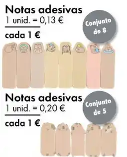 TEDi Notas adesivasa Conjunto de 8 promoção